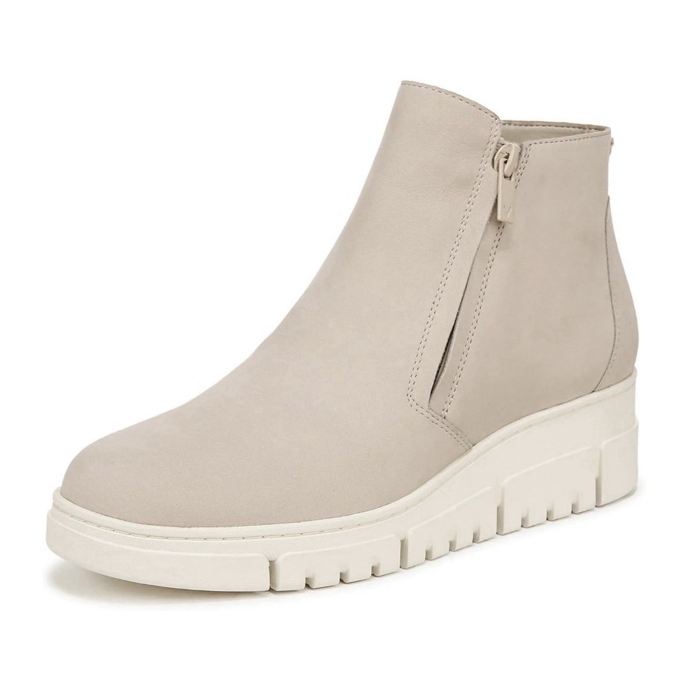 Vionic Women's Oatmeal Uptown Sur Ankle Boots Sz 9 Casual Preppy Suede Booties‎